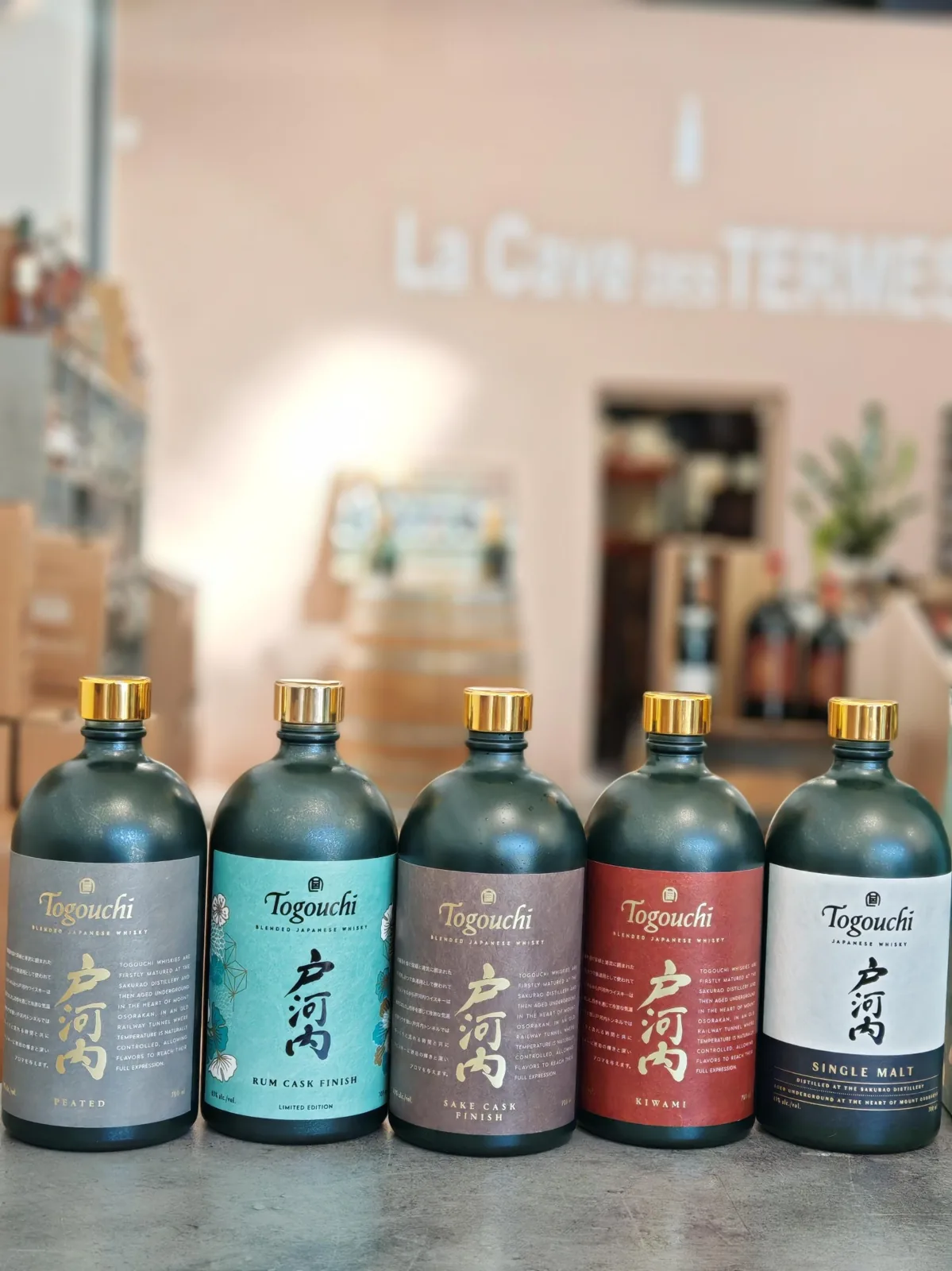Sélection de whiskies et spiritueux à La Cave des Termes, caviste à Peypin